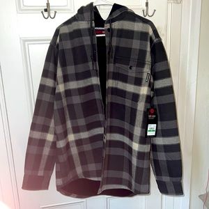 Men’s Hooded Flannel Jacket
